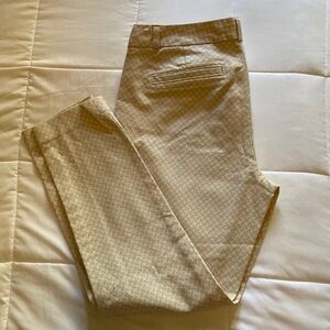 Banana Republic Tan Patterned Pants